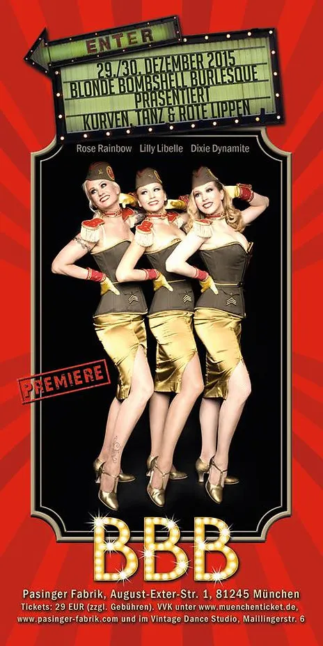 Flyer Kurven, Tanz & Rote Lippen